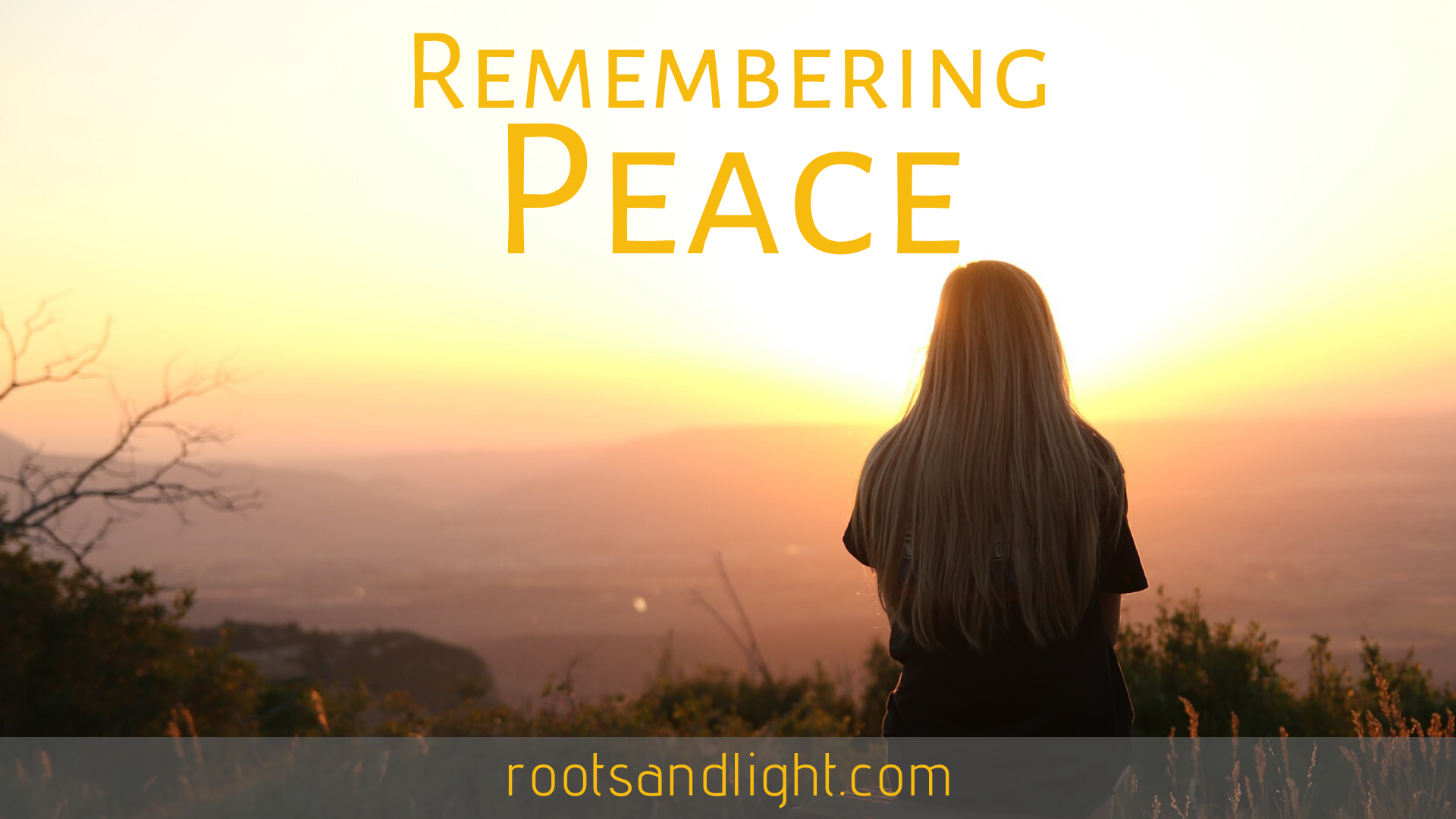 Remembering Peace Header Image